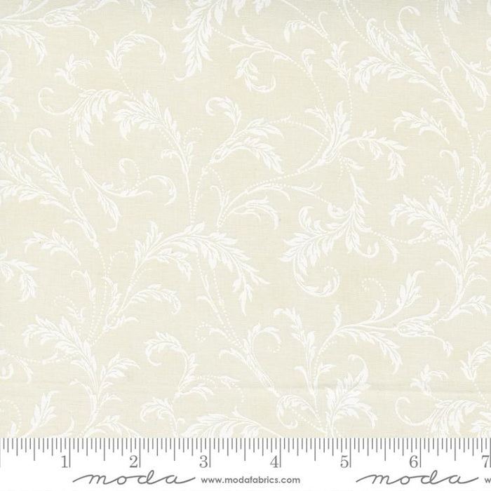 Cream Poinsettia Plaza 108" fabric by Moda, 108003 11