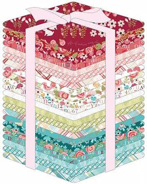 Kaisley Rose Fat Quarter Bundle by Poppie Cotton, KR20523