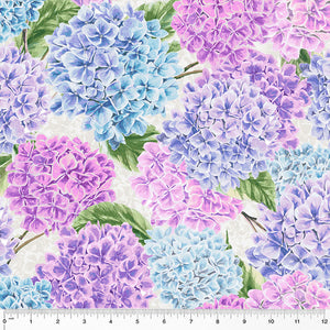 Hydrangeas in Bloom 108" fabric by Windham, 53711W-1