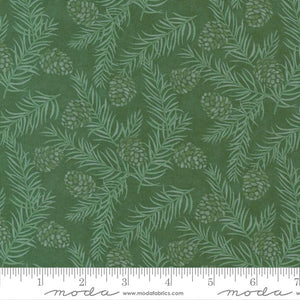Holidays at Home Eucalyptus 44" fabric by Moda, 56076 29, Deb Strain