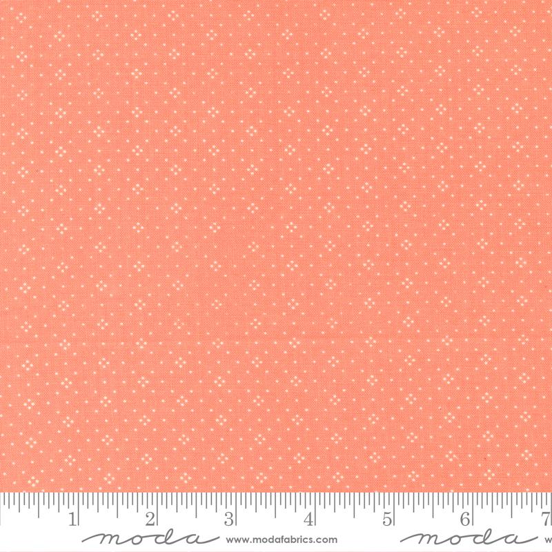 Eyelet Coral 44" fabric by Moda, 20488 68, Fig Tree Co