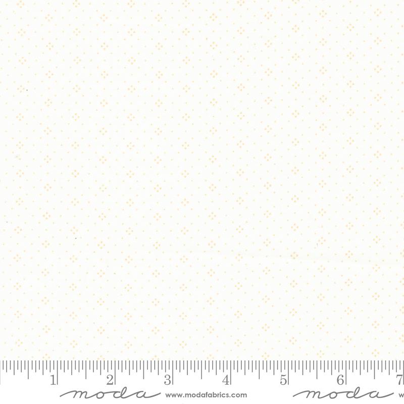 Eyelet Ivory Latte 44" fabric by Moda, 20488 84, Fig Tree