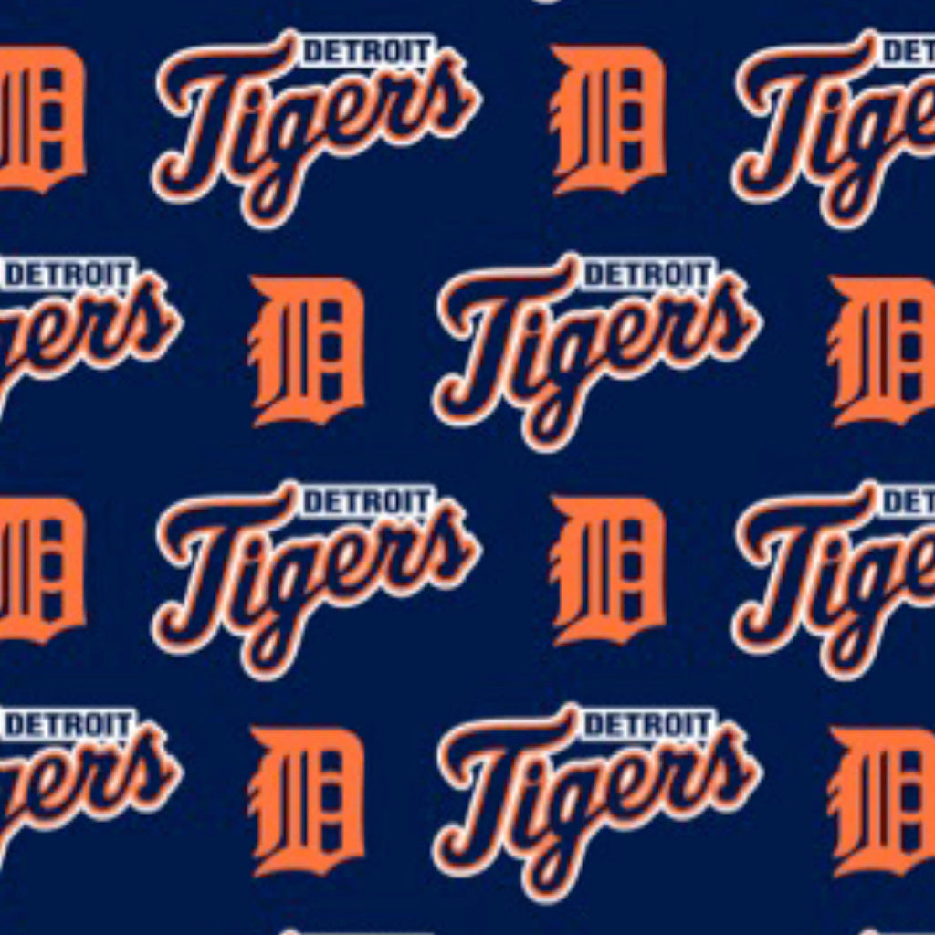 Detroit Tigers 58" fabric by Fabric Traditions, 6440-B, MLB