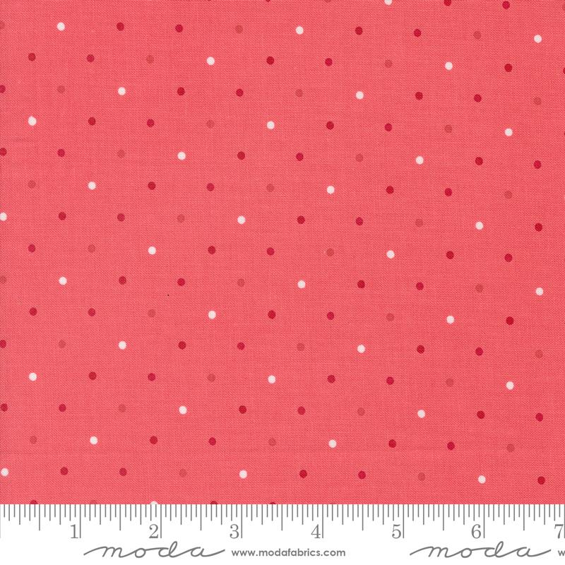 Raspberry Magic Dot 44" fabric by Moda, 5230 33, Lella Boutique