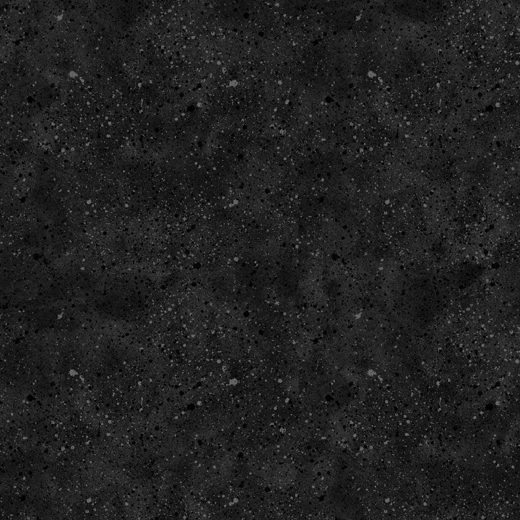 Black Spatter Texture 108" fabric by Wilmington, 7127-999