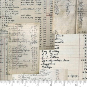 Tan Ledgers 44" fabric by Moda, 7376 11