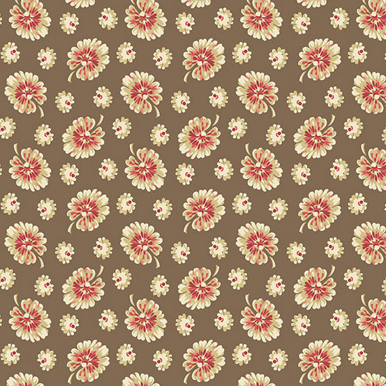 Moss Monstera 44" fabric by Andove, A-596-NE, Cocoa Pink
