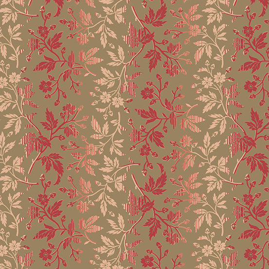 Variegated Herb 44" fabric by Andover,  A-601-NE, Cocoa Pink