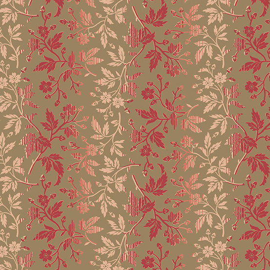 Variegated Herb 44" fabric by Andover,  A-601-NE, Cocoa Pink