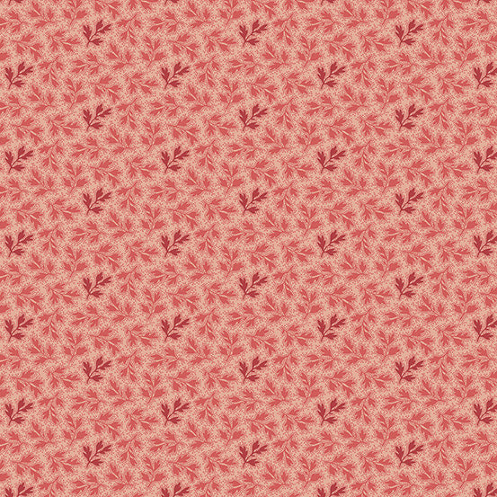 Dahlia Greenery 44" fabric by Andover, A-605-E, Cocoa Pink