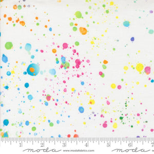 Rainbow Paint Splash 108" fabric by Moda, 108024 11 Gradients Euphoria