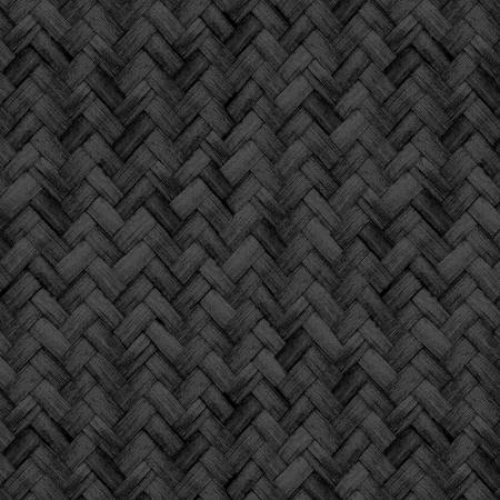 Black Basketweave 44" fabric by Wilmington, 79281-999, Flowers of the Sun