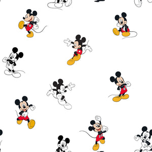 Mickey Mouse Traditional 44" fabric by Springs Creative, Licensed Product