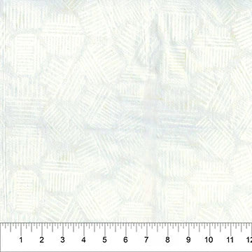Ecru Hexies 44" batik by Northcott Banyan Batiks, 81700-11