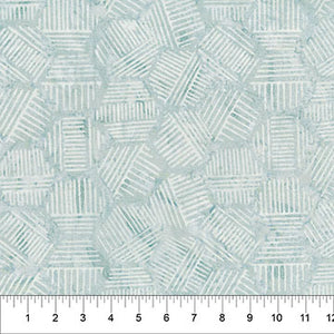 Fog Hexies 44" batik by Banyan Batiks, 81700-91