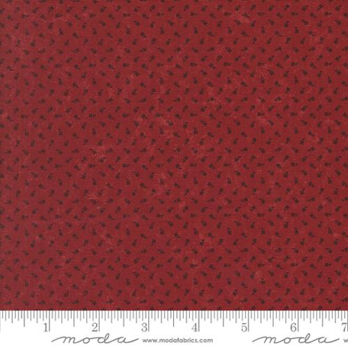 A Vintage Christmas Berries Red 44" fabric by Moda, 9784 13, Kansas Troubles
