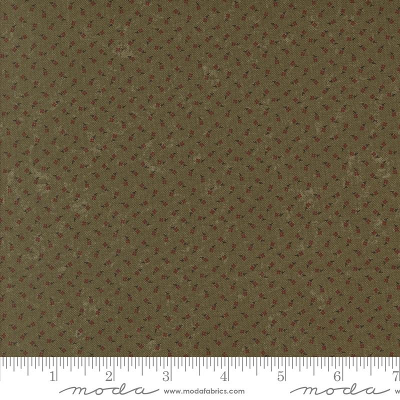 Green Vintage Christmas 44" fabric by Moda,  9784 15, Kansas Troubles
