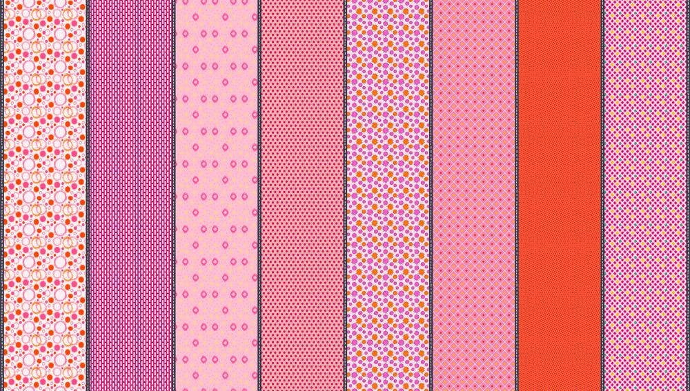 Moda 44" fabric 18241 11 Mixed Bag Lollies Fine and Sunn