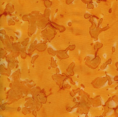 Orange blender 44" batik fabric by Batik Textiles, B8227