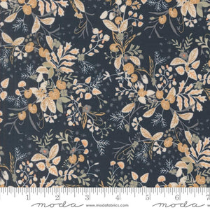 Herb Garden Florals Rainier Deep Sea 44" fabric by Moda, 38140 13