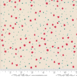 Cream Stars 44" fabric by Moda, 20955 11, 321 Blast Off Spacesuit