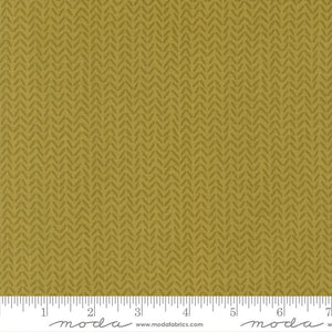 Lucky Stroll Grass 44" fabric by Moda, 55706 16