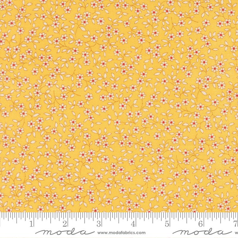 30s Playtime 2025 Sunshine Yellow 44" fabric by Moda, 23378 15