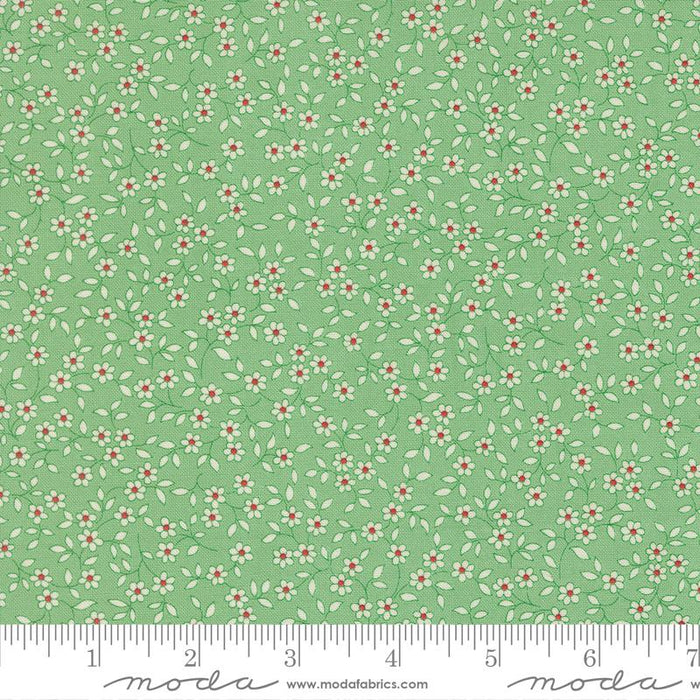 30s playtime 2025 Aloe Green 44" fabric by Moda, 23378 16