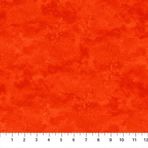 Fire Coral Toscana 44" fabric by Northcott, 9020-572