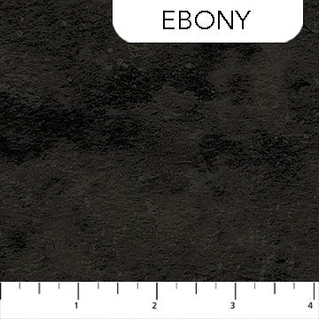Ebony Black Toscana 44" fabric by Northcott, 9020-99