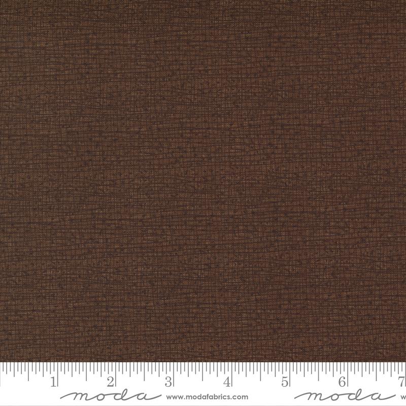 Thatched Chocolate Bar Brown 108" wide fabric by Moda, 11174 164