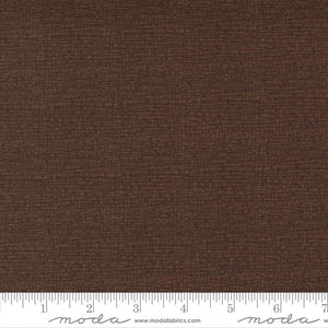 Thatched Chocolate Bar Brown 108" wide fabric by Moda, 11174 164