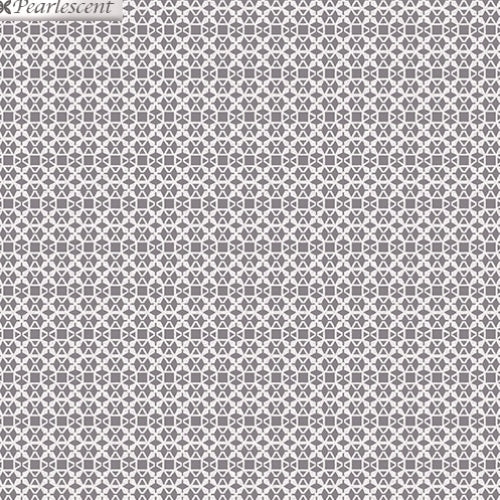 Gray Shimmery Lattice 44" fabric by Kanvas, 9712P-12