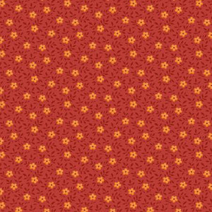 Red Floral Vine 44" fabric by Wilmington, 1803-98714-383, Rainbow Sampler