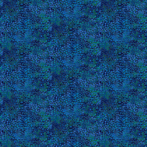 Deep Blue Sea 44" fabric, metallic, by Northcott, 24048M-48, Shimmer Wild Thing Luminsoity