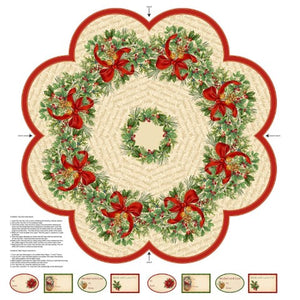 Old Time Christmas Tree Skirt Panel by Northcott,  DP24146-24