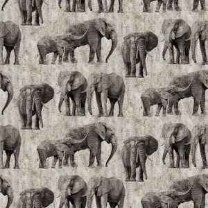 Elephants 44" fabric by Northcott, New Dawn, DP23923-94