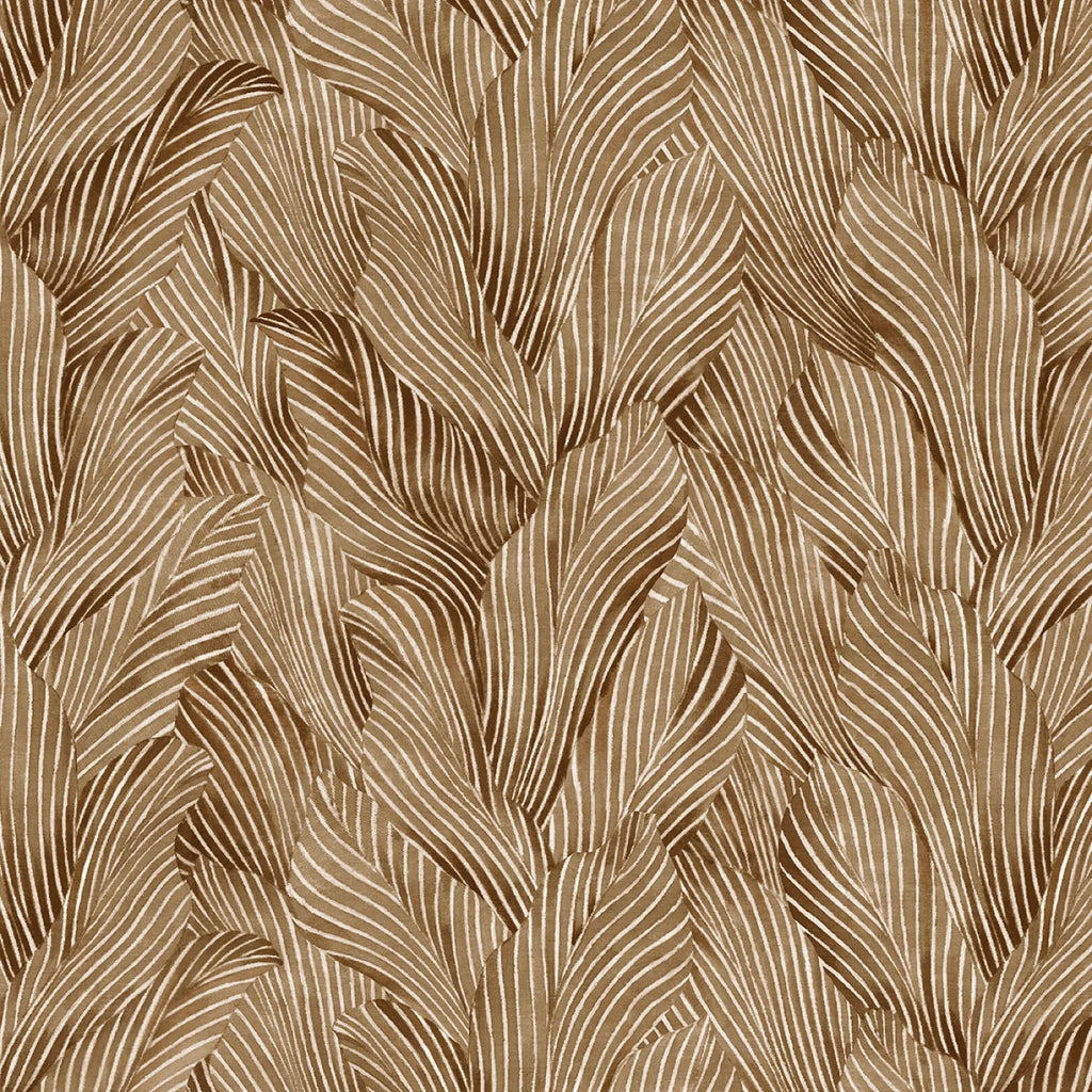 Earth Tonal Leaves 108" fabric by P&B Textiles, 05785-Z