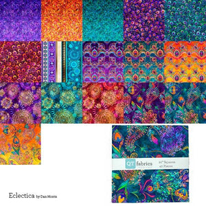 Eclectica Evolution 10" squares by Dan Morris for Quilting Treasures, ECLE