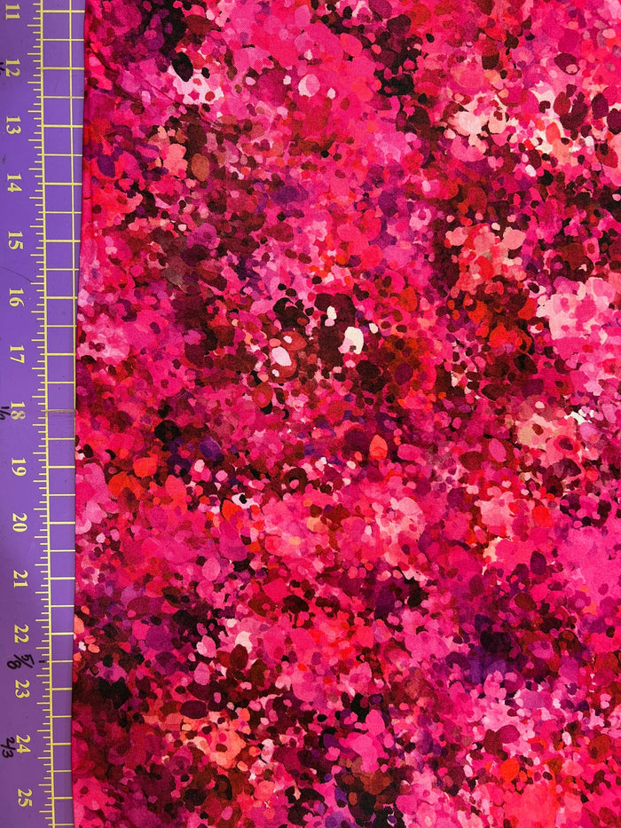 Raspberry Origins 108" fabric by Dan Morris for Quilting Treasures, 27951-PM