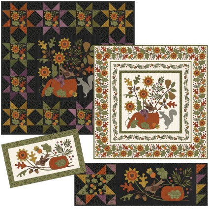 Autumn Harvest Panel Play - 4 projects in one kit by Bonnie Sullivan by Maywood