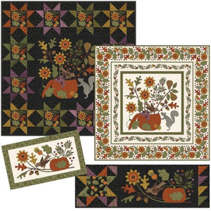 Autumn Harvest Panel Play - 4 projects in one kit by Bonnie Sullivan by Maywood