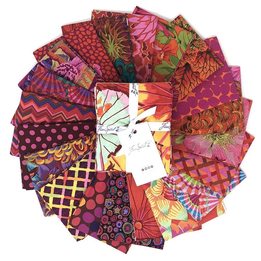Freespirit Fabrics Kaffe Fassett New Classics Equator 10 Inch Squares, 42 pcs, FB610GP