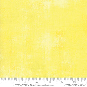Lemon Drop Yellow 44" fabric by Moda, Grunge, 30150 321