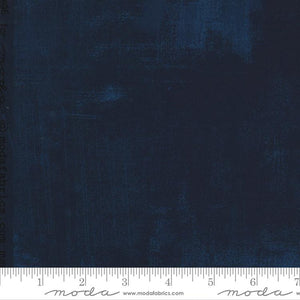 True Blue Grunge 44" fabric by Moda, 30150 558