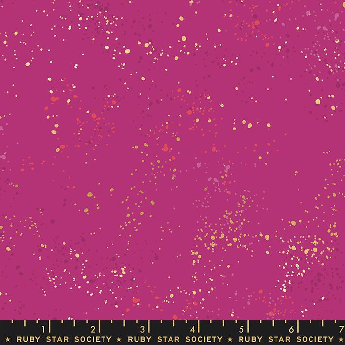 Speckled Berry 108" fabric by Moda, RS5055 62M, with metallic