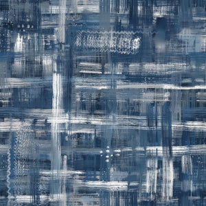 Indigo Blue Colorfield 108" wide fabric by Maywood, Masqbd650-N2