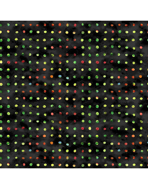 Small dots black 44" fabric by Northcott, DP24823-99, My Mother's Garden