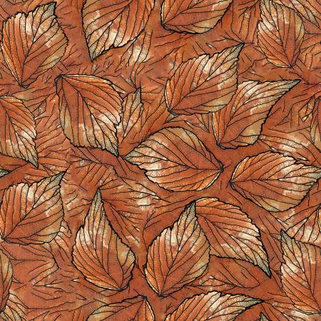 Origins All Over Leaf 44" fabric by P&B Textiles,  PB-5187-I