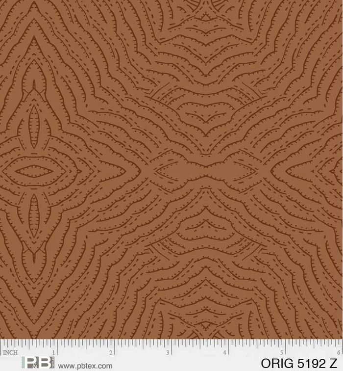 Brown wood 44" fabric by P&B Textiles, 05192-Z, Origins